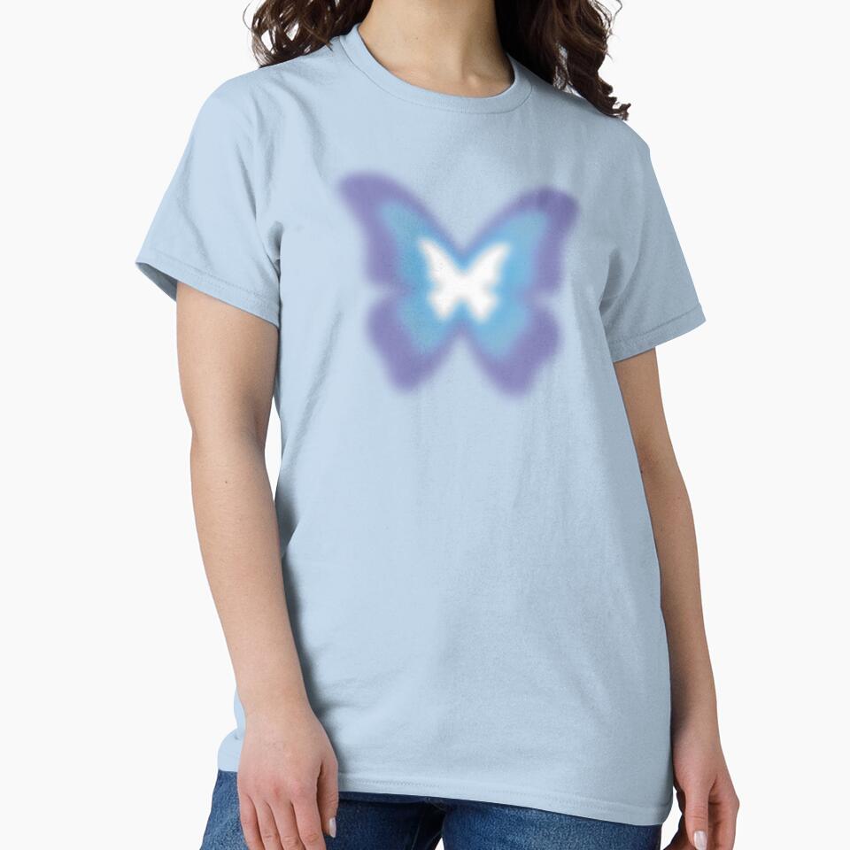 Y2K Blue Butterfly by xWiseGirl