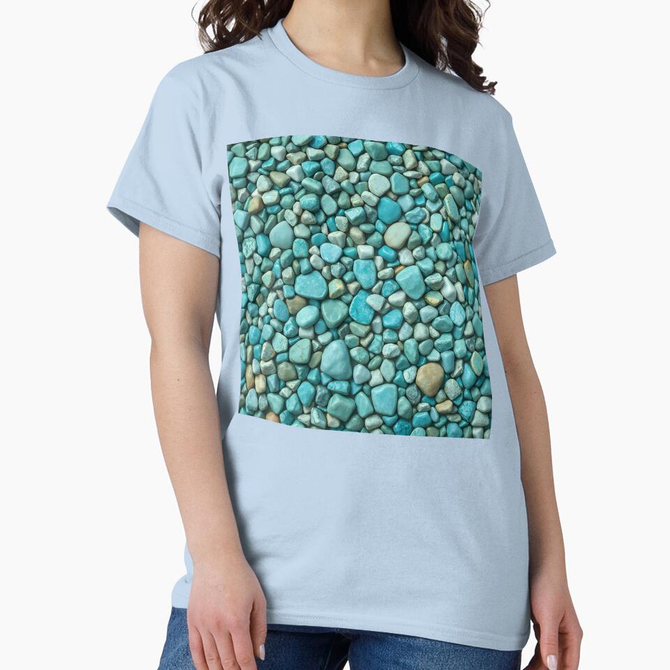 Turquoise Stone 1 by HebaRK Studio