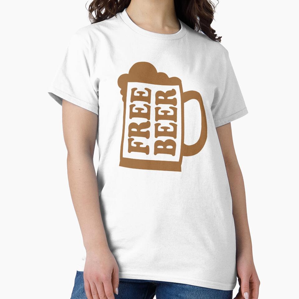 Free Beer - Beer Always a Good Idea - Good Beer Drinker - Beer Break - Native Drunk Beer is made by men wine by god - Beer Lover - Beer Fanatic - Beer is Life by mellinnshirts
