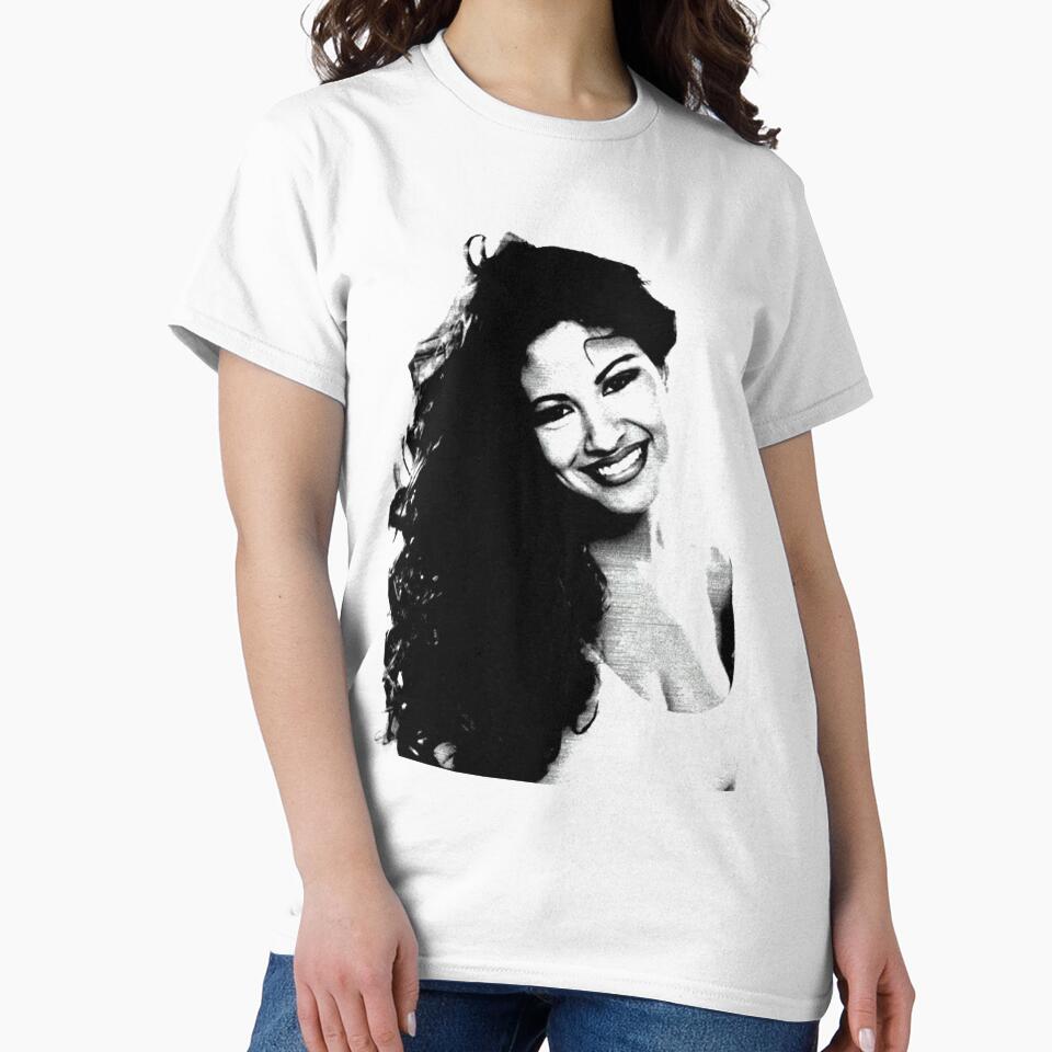 Selena 80s 90s  Vintage HD Classic Style T-Shirt by WilmaMcMillan
