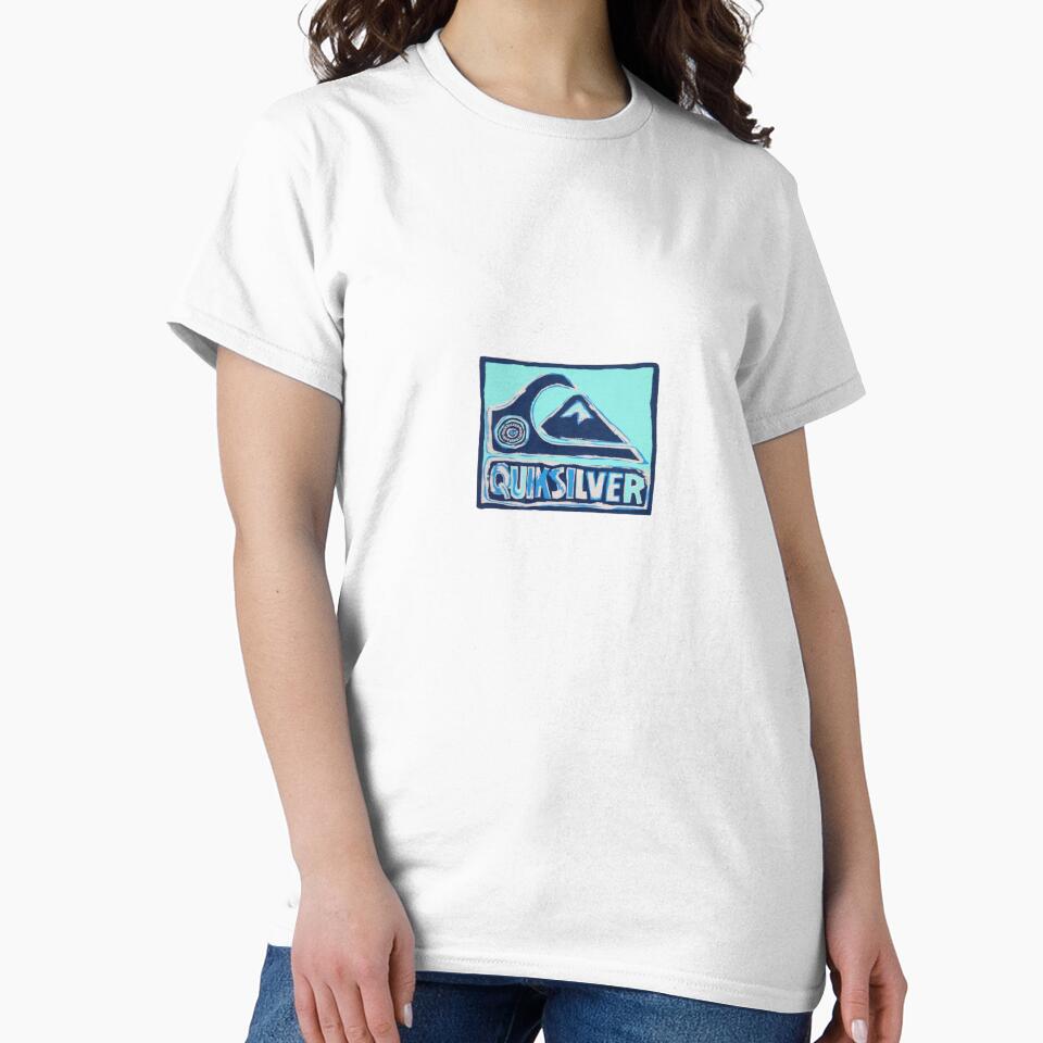 Quiksilver Wave Summer Surf Aesthetic Print by bellasaint