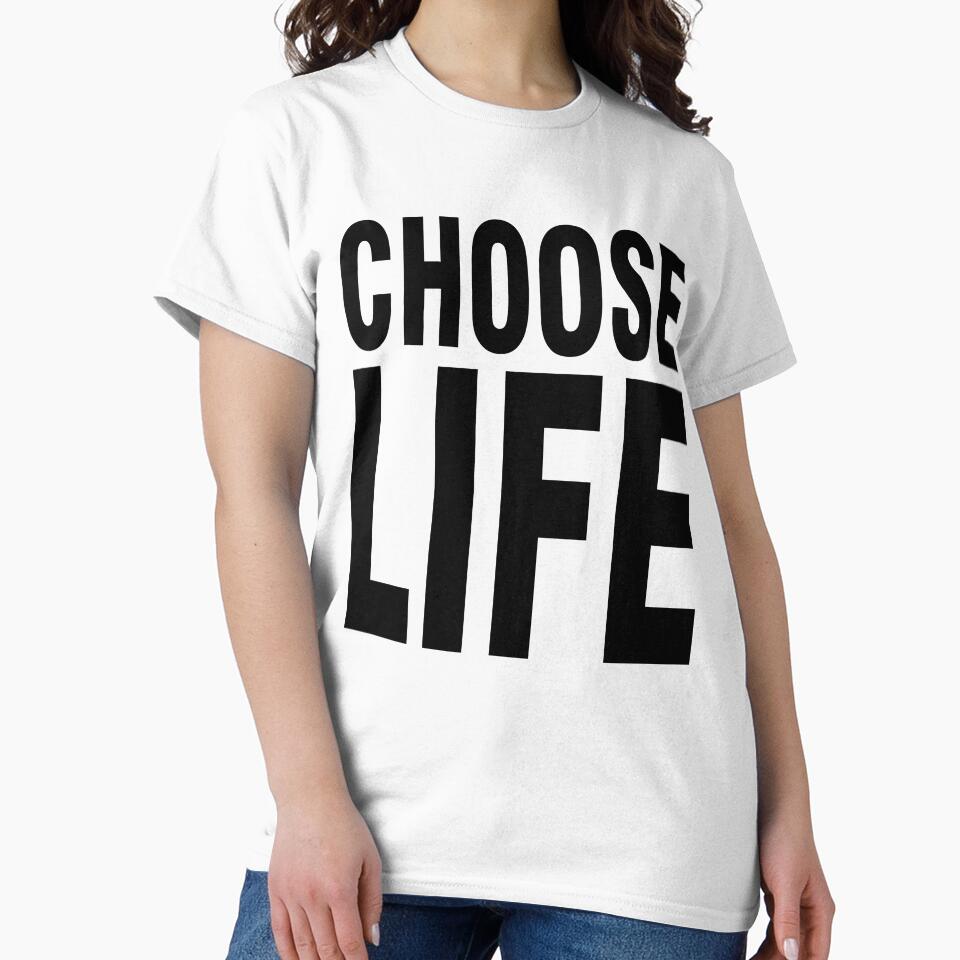WHAM Choose Life George Michael Choose Life T-Shirt Tribute Tees by MichaelKyriacos