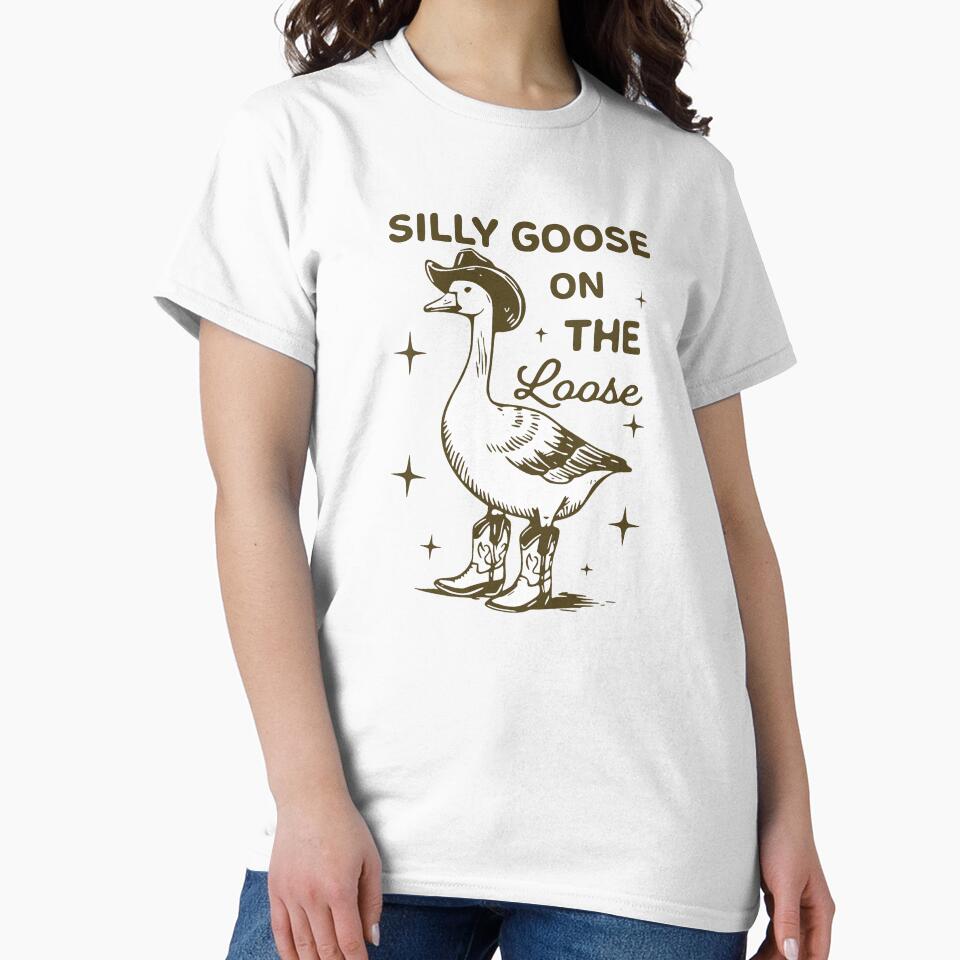 Silly Goose On The Loose Funny Saying by nor-my