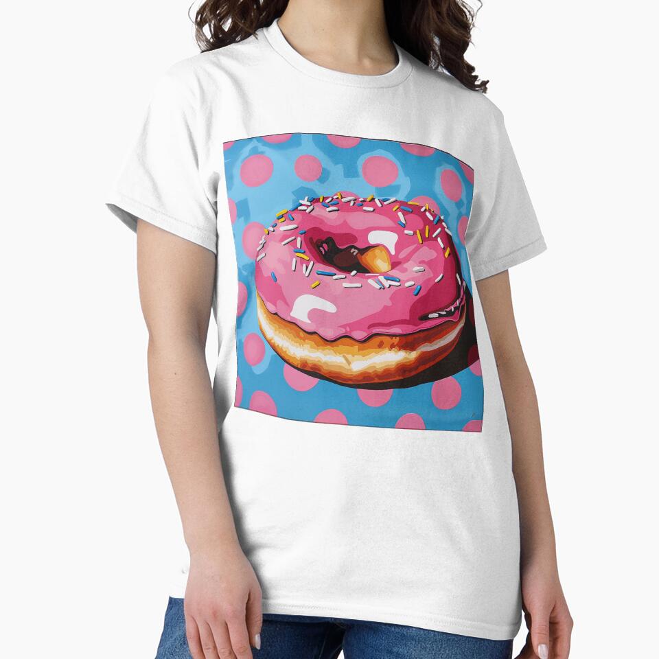 Iced Donut Pop Art 17 by AstroRisq