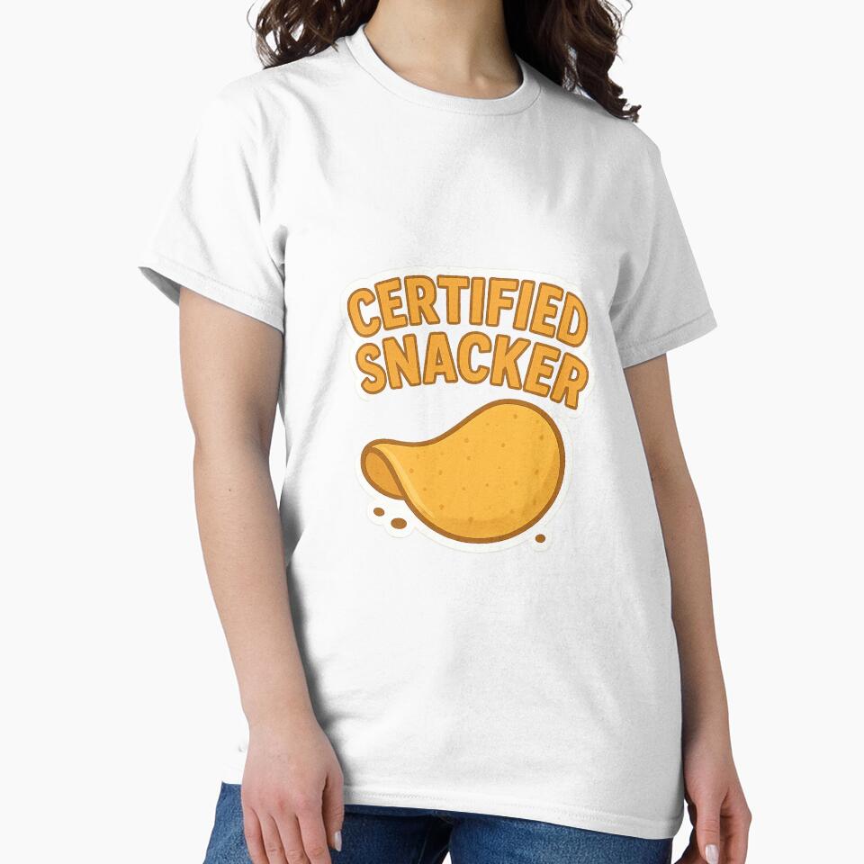 Certified Snacker – Funny Food Lover by wr3ckski