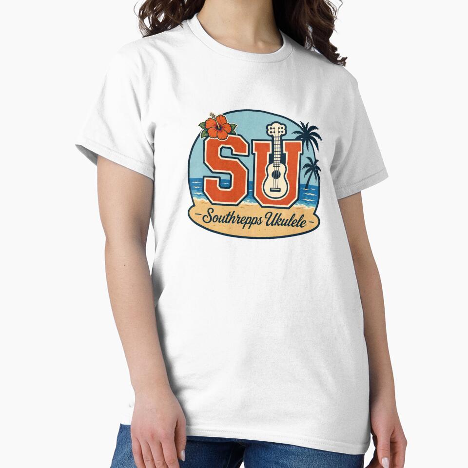 Southrepps Ukulele T-Shirt by hannahxdesign