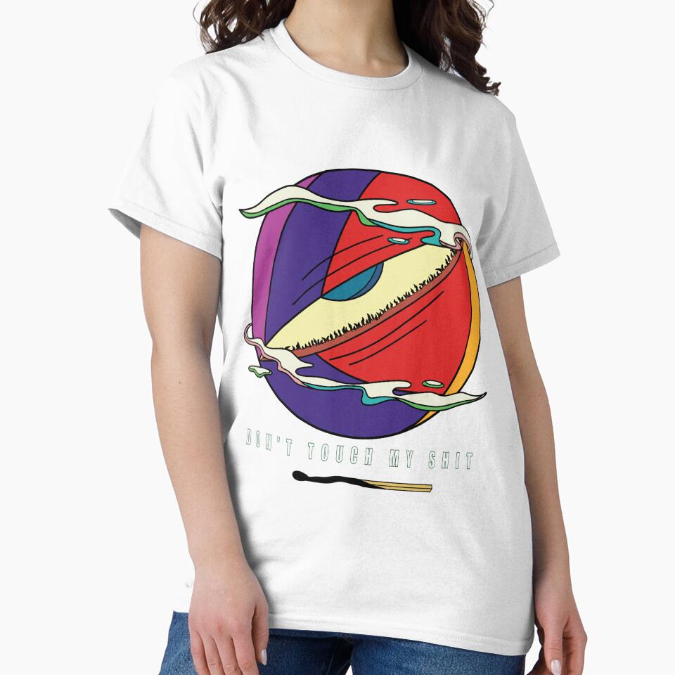 buy men's t-shirt Don’t touch my shit by MAD-DAM