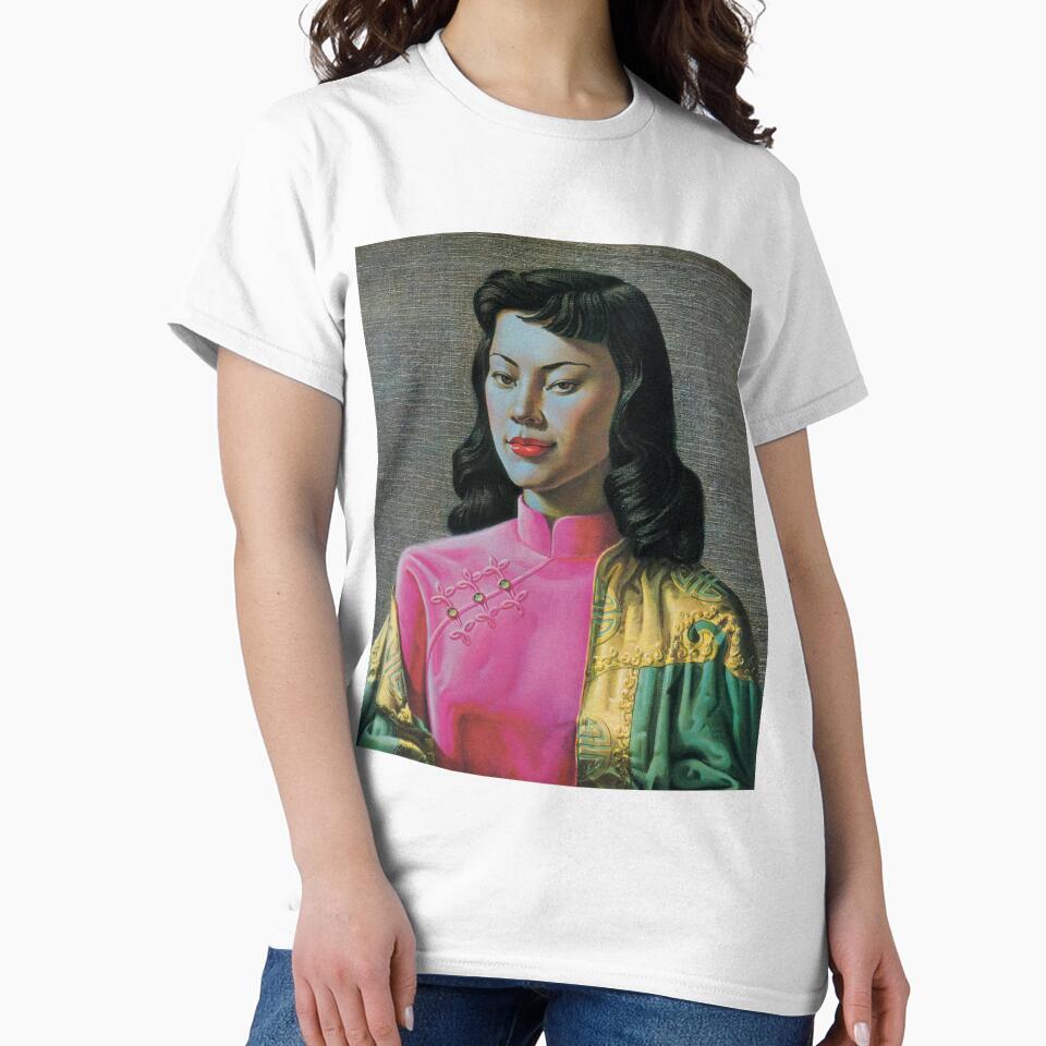 Miss Wong Vladimir Tretchikoff Vintage Painting, Famous Art reproduction, Fashion Illustration by HoneymoonHotel