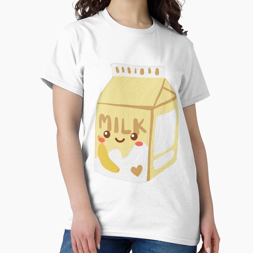 Kawaii Banana Milk Carton Sticker by Uryummypie