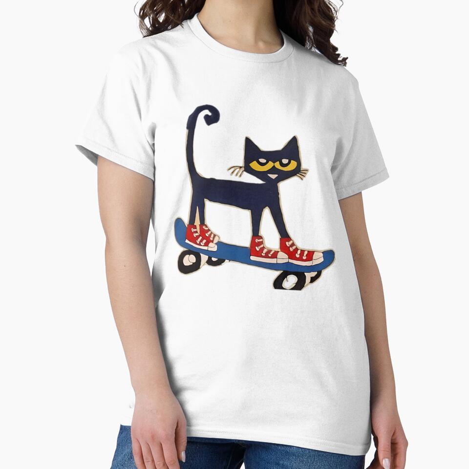 Pete the Cat Skateboarding by gustavbellocci