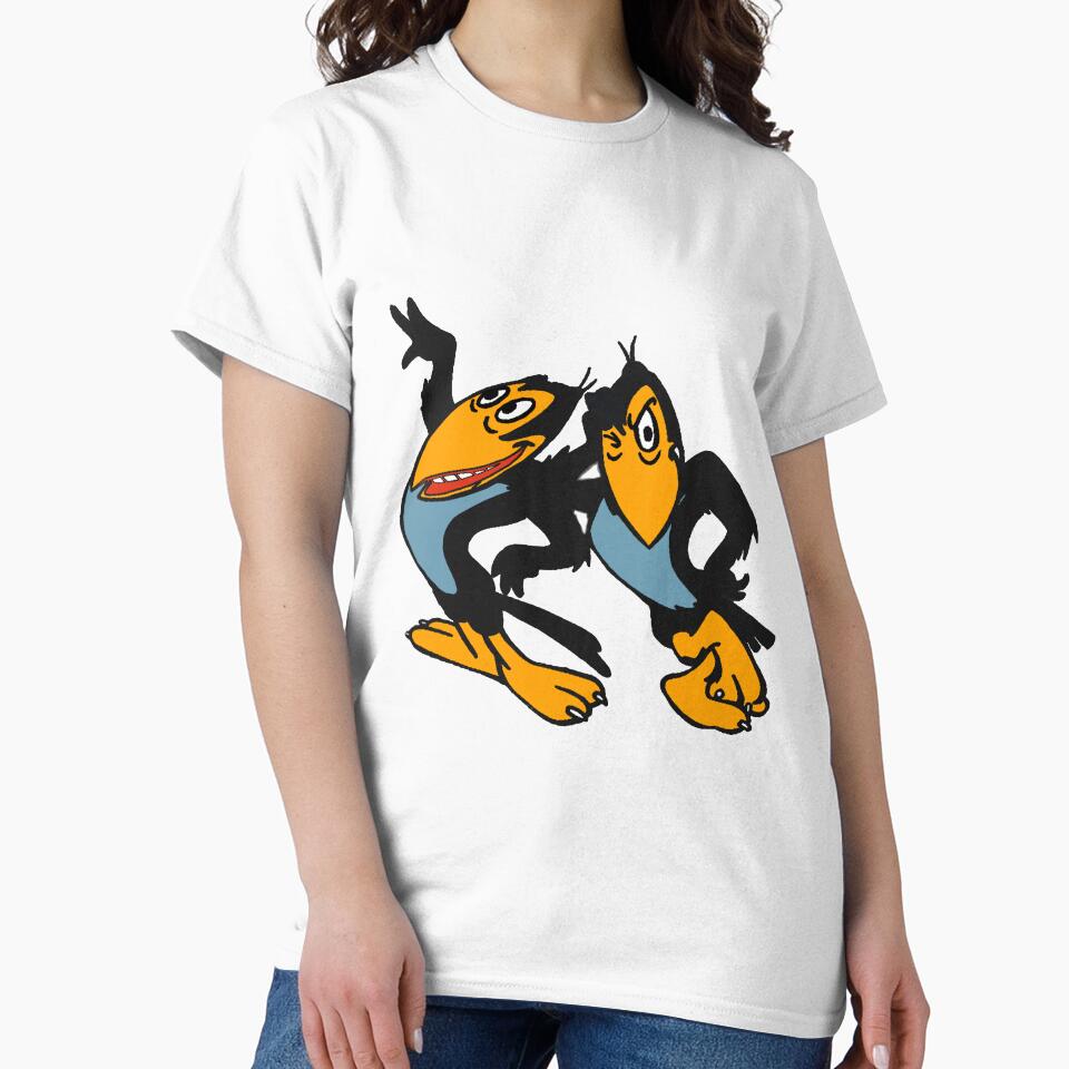 Heckle and Jeckle magpies classic shirt by peteys71