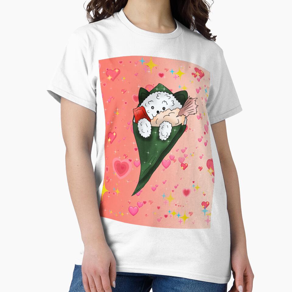 cartoon cute sushi temaki by CuisineCat