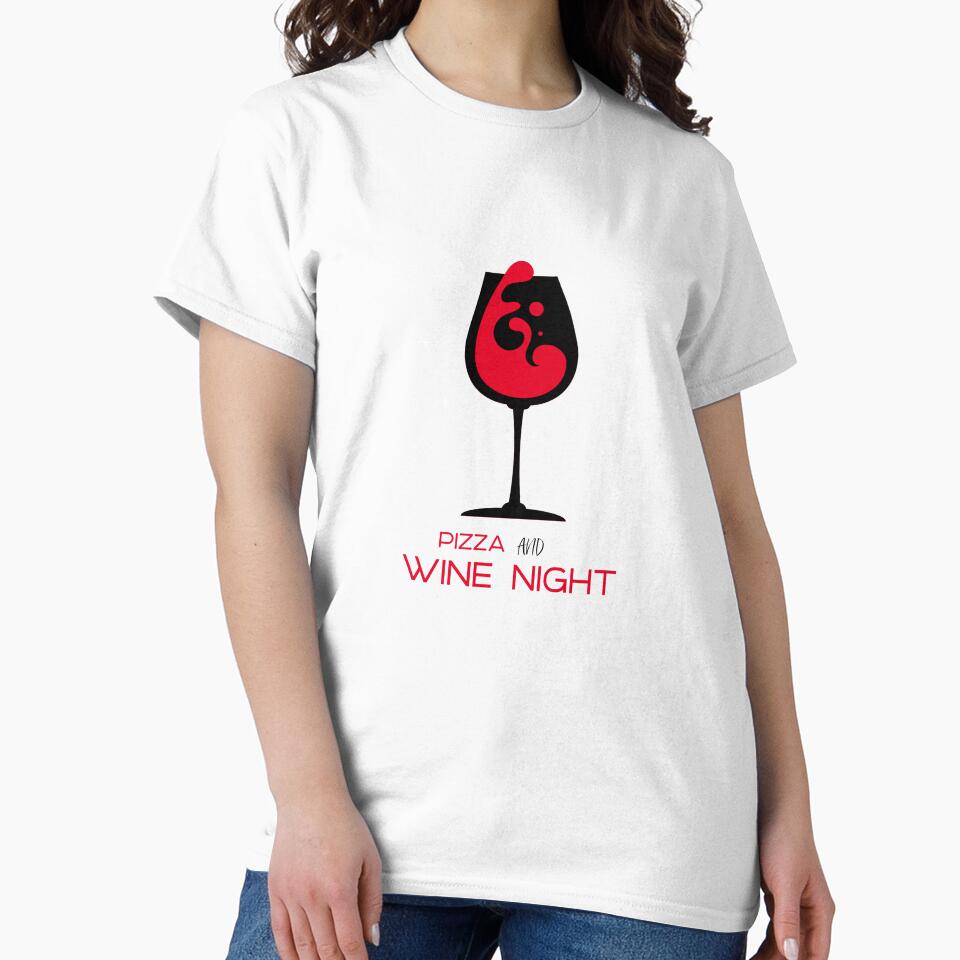 Pizza And Wine Night by S Diaz