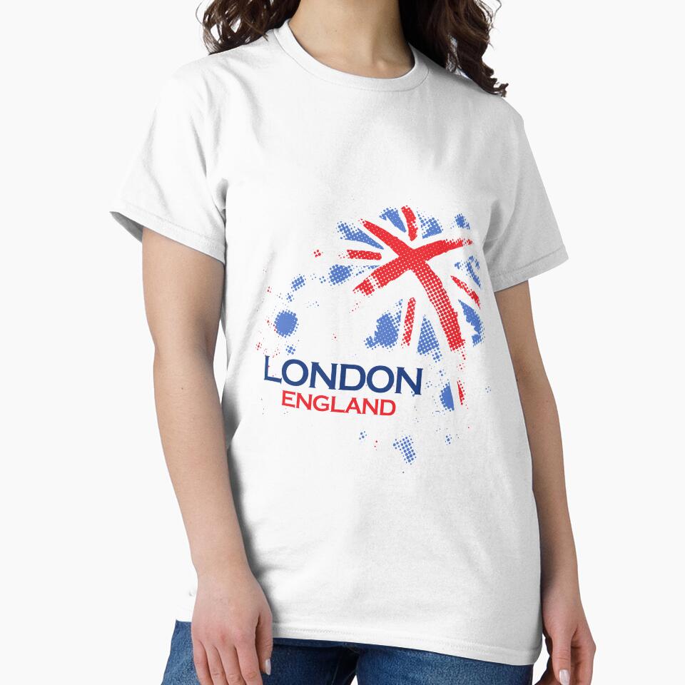 London England T-Shirt for Men and Women by AllStarMerch