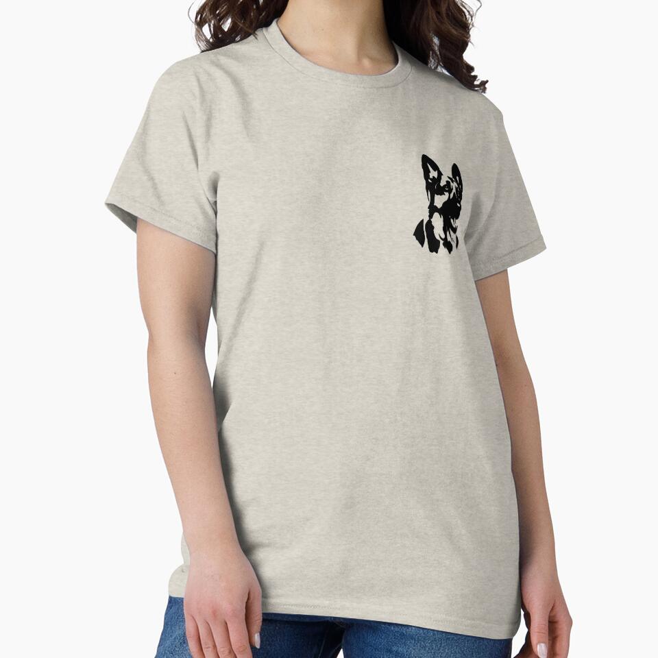 German Shepherd Minimalist Dog by Whoofster