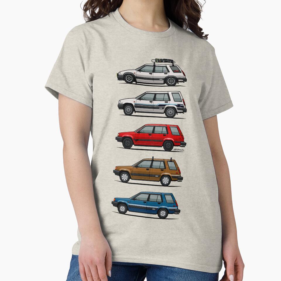 Stack Of Toyota Tercel Sr5 4wd Al25 Wagons by Monkey Crisis On Mars