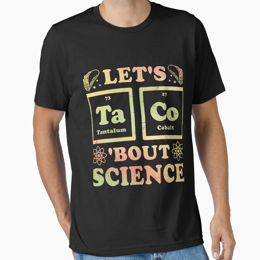 Lets Taco 'Bout Science Funny Science Element Periodic Table by DrawHandArt