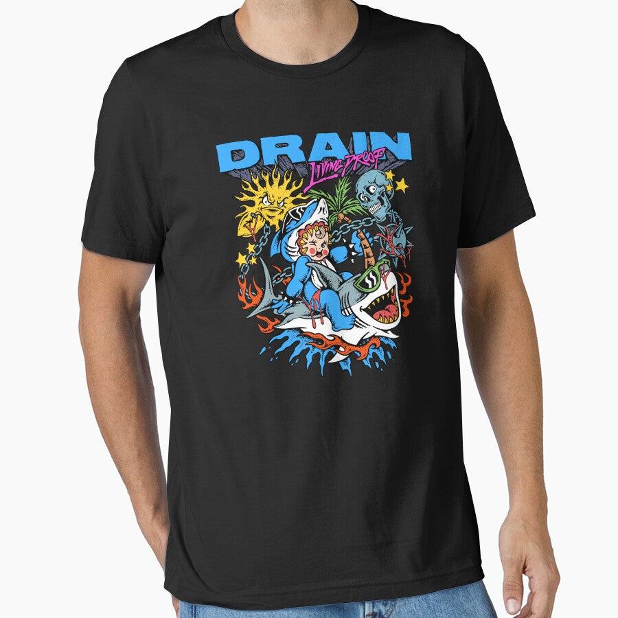 Drain Living Proof Skull Shark by Stiodesign