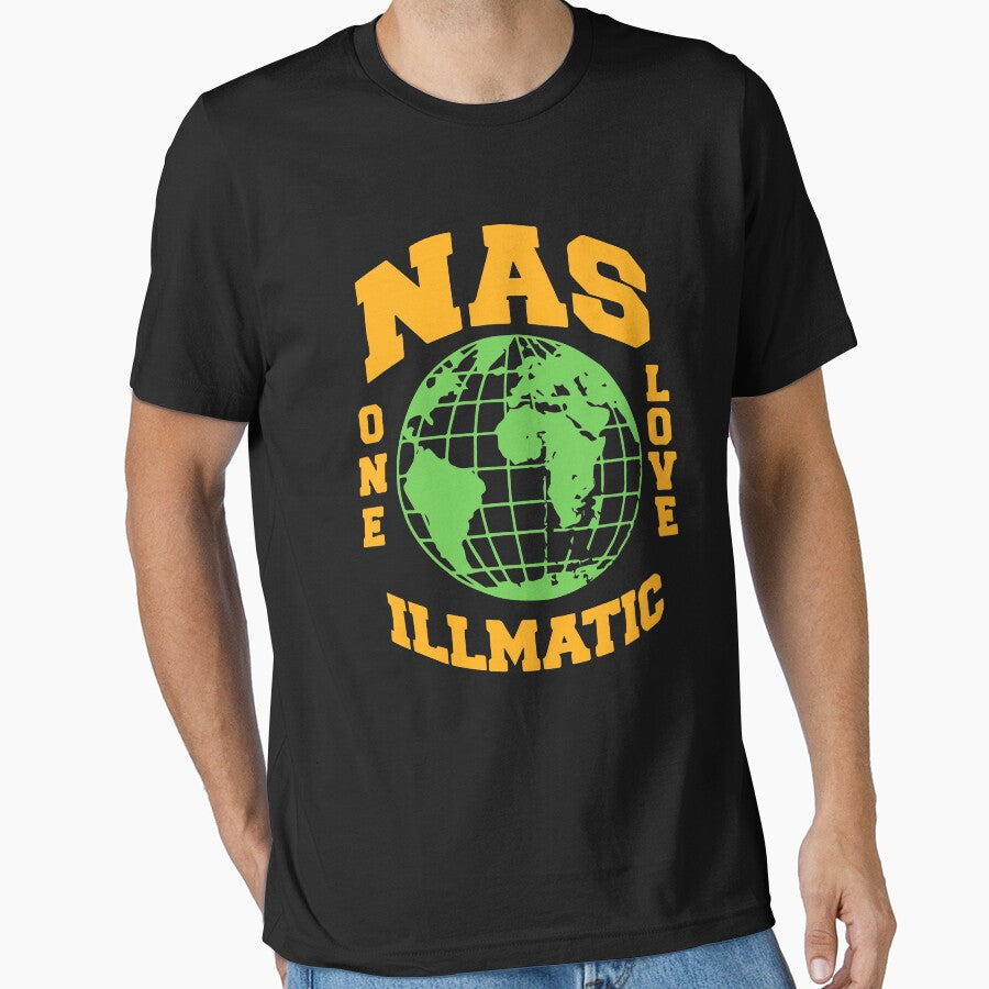 NAS ONE LOVE ILLMATIC [HIPHOP VINTAGE DESIGN] by Gunns & Junos