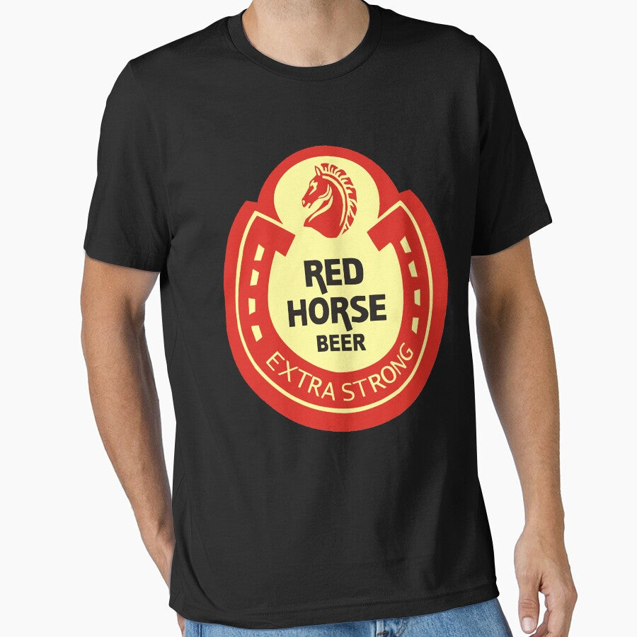 Red Horse Beer logo Essential T-Shirt by josephicolli