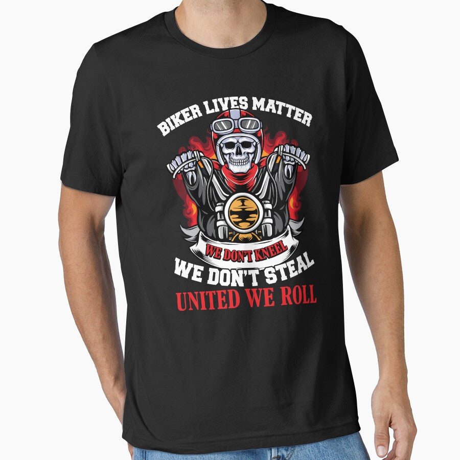 Biker Lives - Funny Gifts For Motorcycle Lovers by FanityPrints