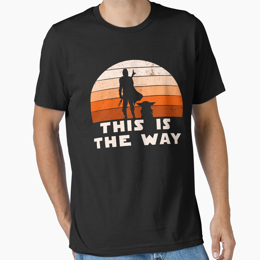 Mando retro this is the way and the baby sunset by Lopez345