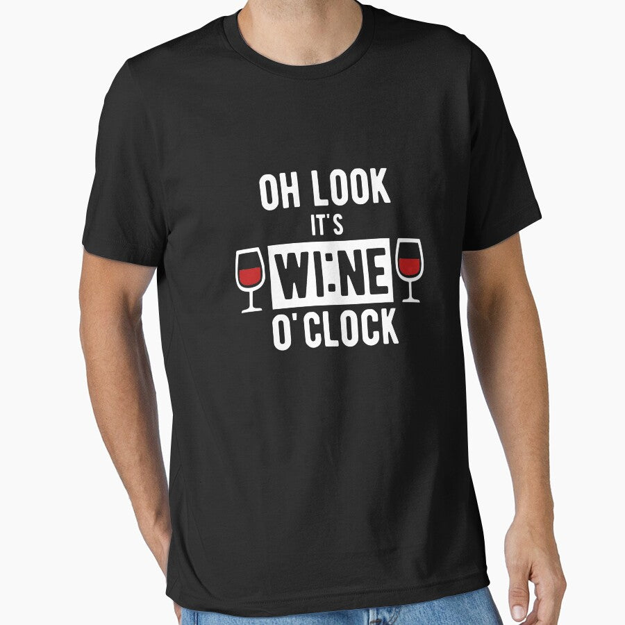 Oh look it's wine o'clock by goodtogotees