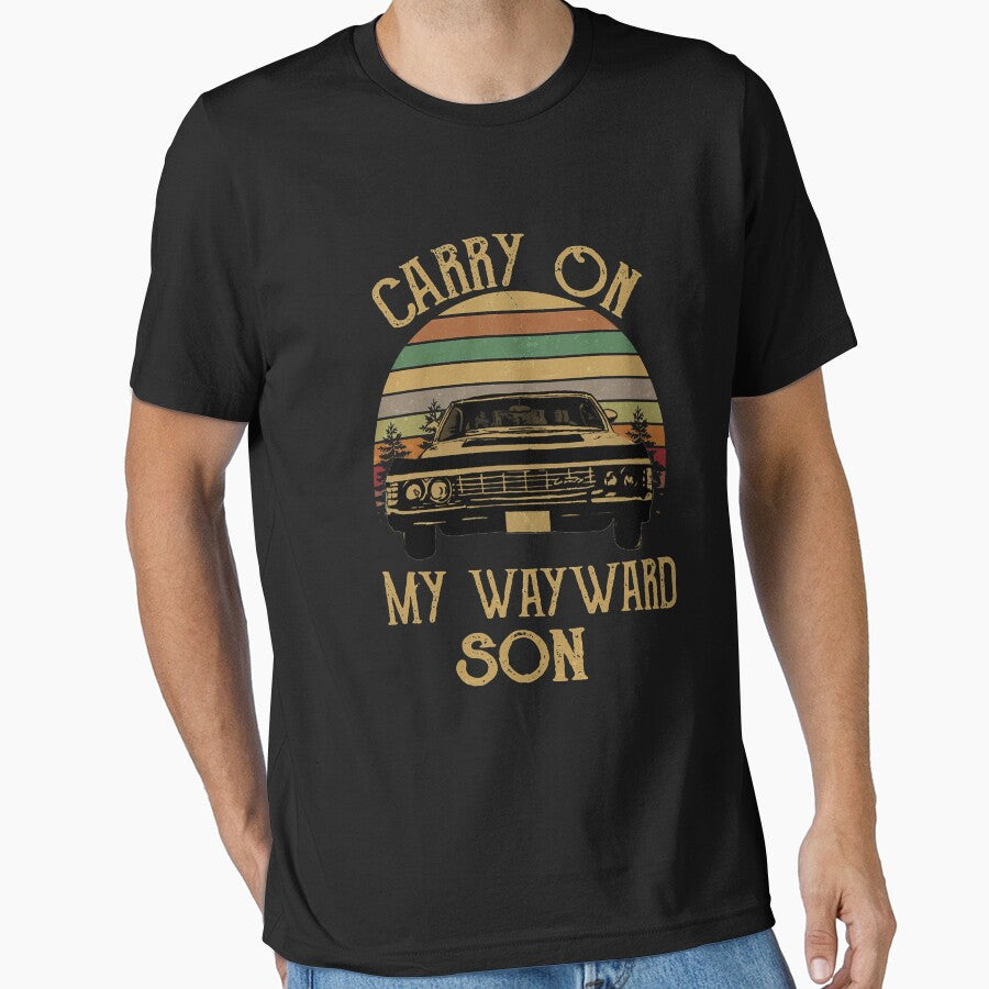 Carry On Wayward Son sunset vintage retro classic by bijaldemeatrice