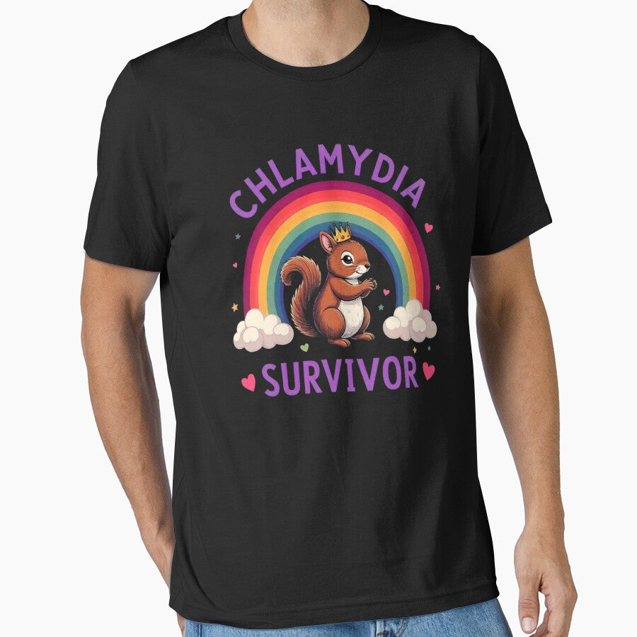 Chlamydia Survivor Funny Embarrassing Adult Humor by HeadTurningArt