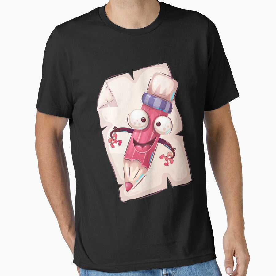 Funny Cartoon Pencil Character by CRYSSTURGIS