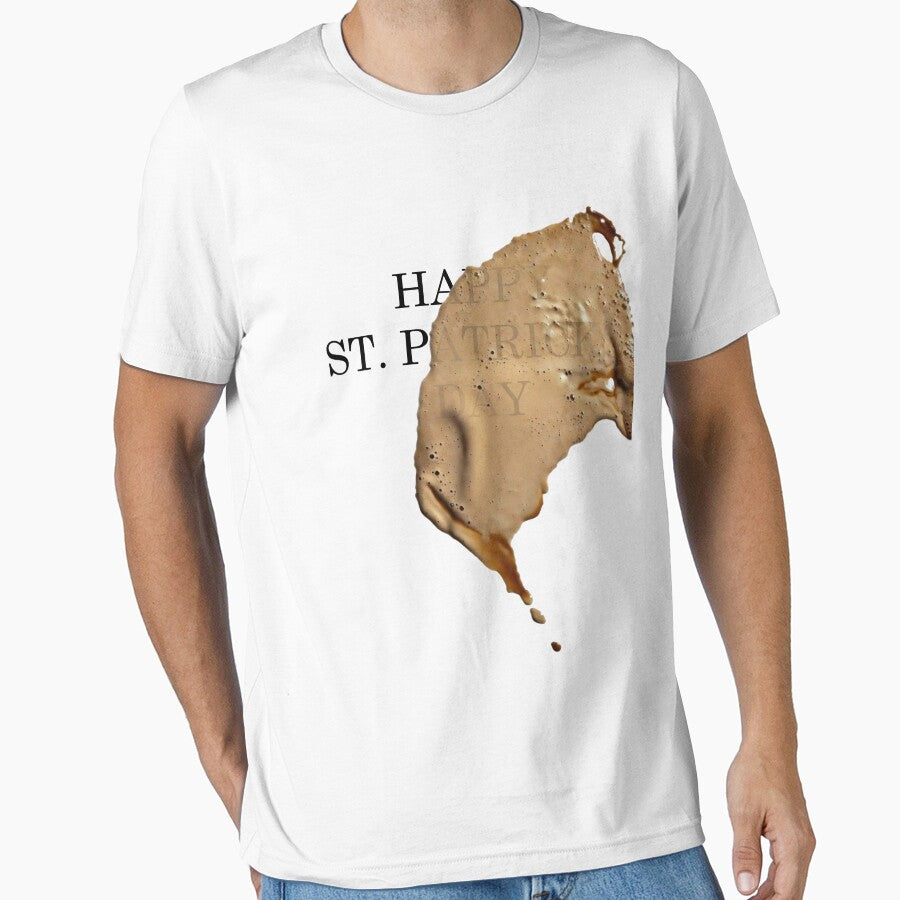 Happy St Patrick's Day Stout Spill Stain by REAL IRISH GIFTS