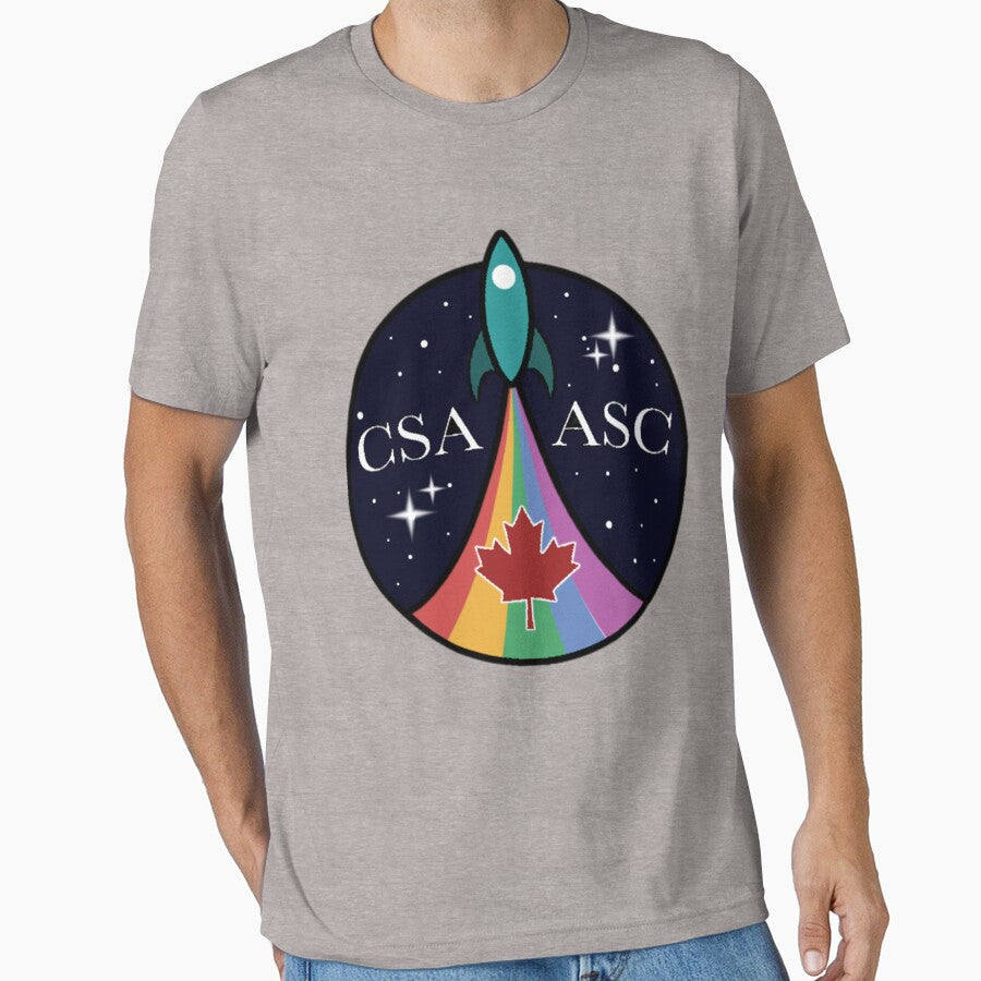 Canadian Space Agency Retro Logo by MyriamCassin