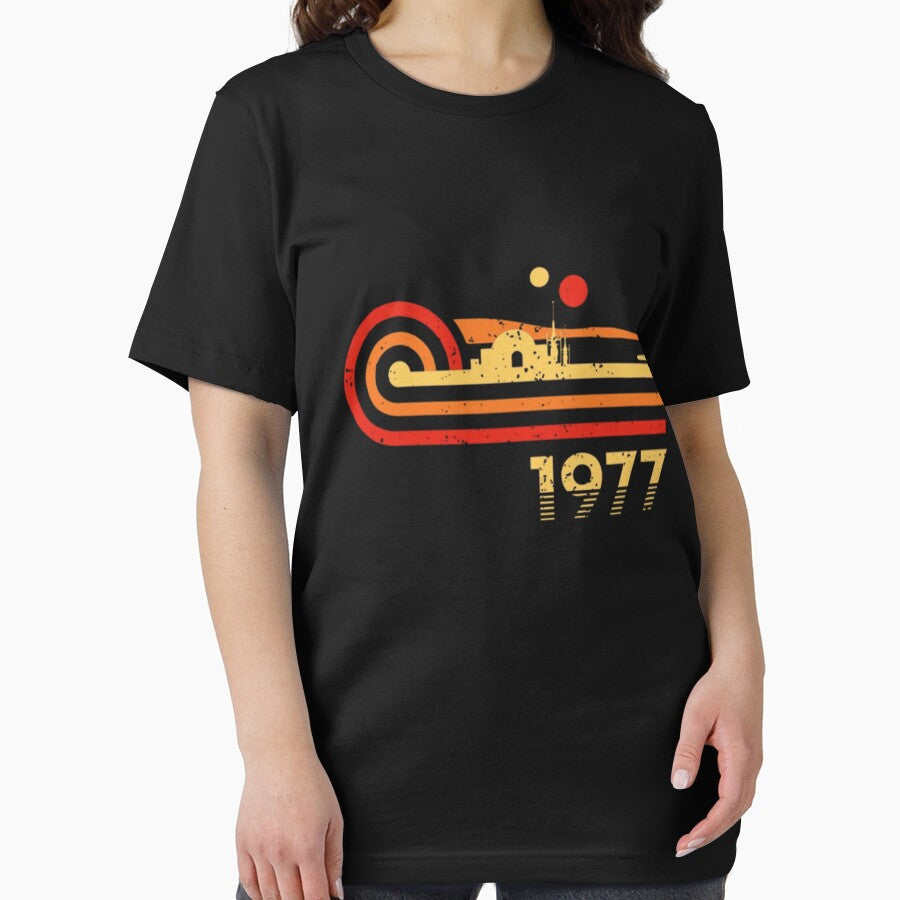 Retro Desert 1977 Sci-Fi Landscape Vintage Sunset by rsenugfreakri