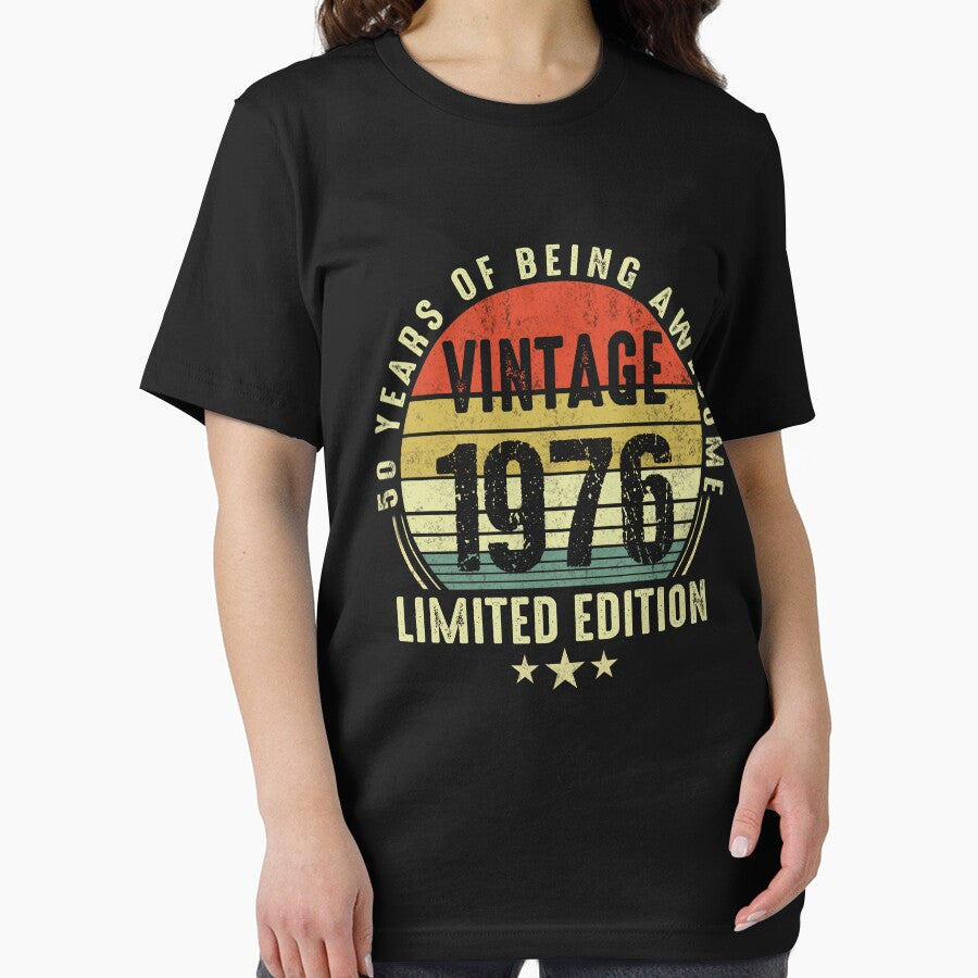 Vintage 1976, 50th Birthday Gift Distressed Design Funny by FernaRoje
