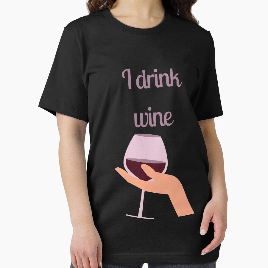 I drink wine by Giovanni's  Brown Quotes