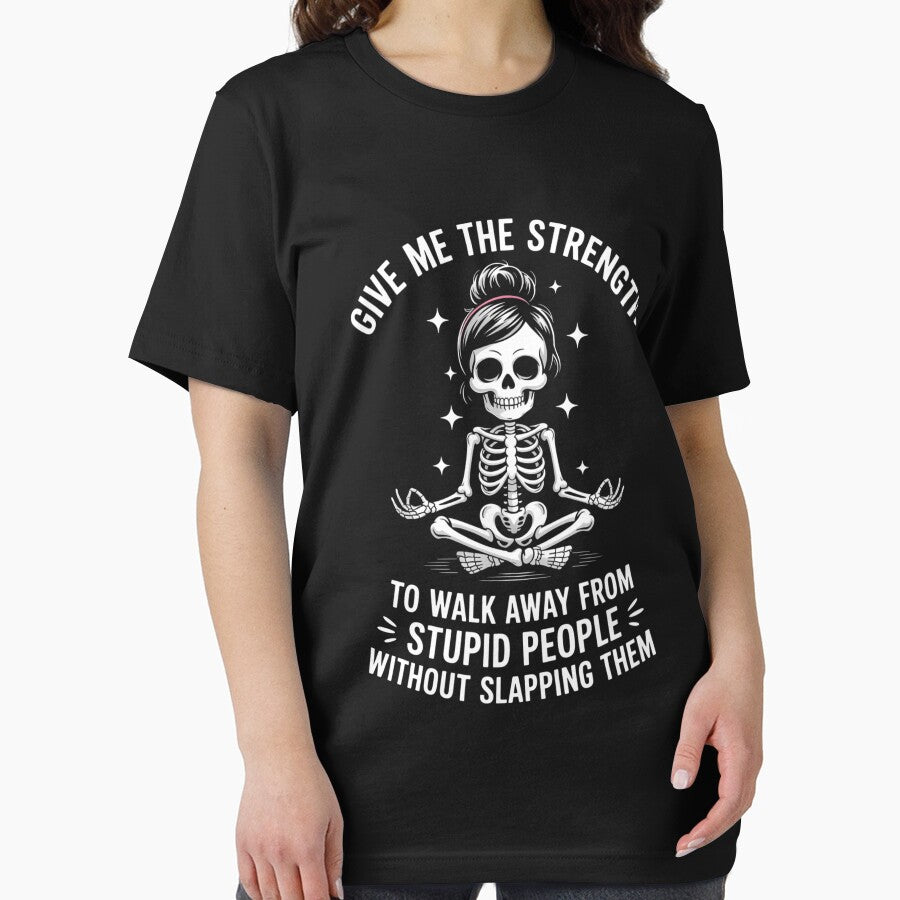 Funny Skeleton Sayings Stupid People Joke Sarcastic by aidenpier