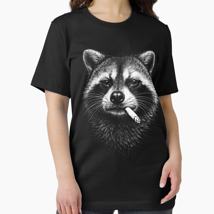 raccoon Smoking Cigarette Funny raccoon Meme by Kladhadredo