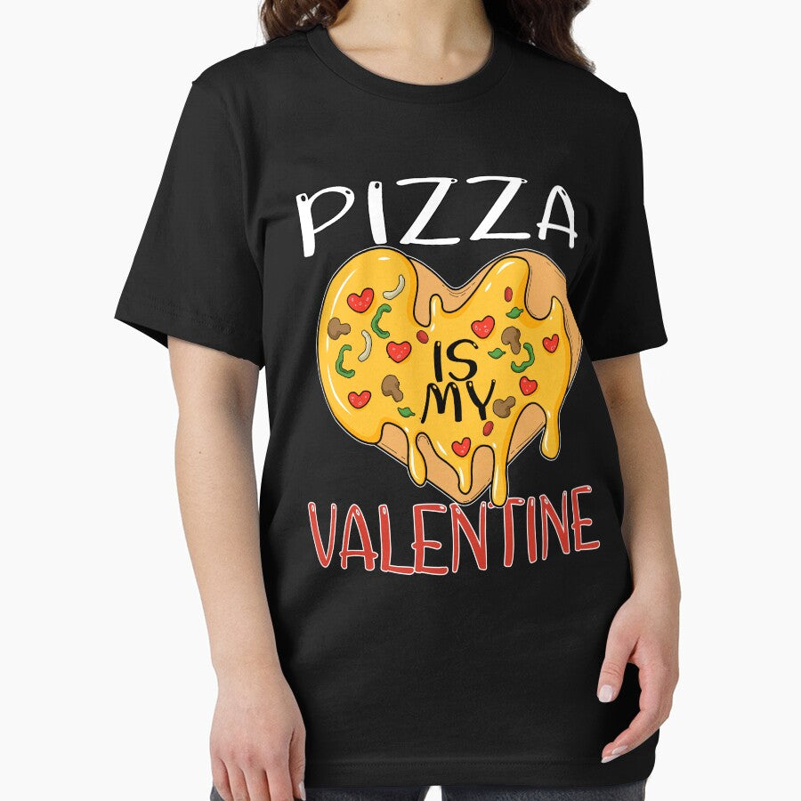 Pizza Is My Valentine Funny Pizza Valentine's Day 2021 Gift by marcek