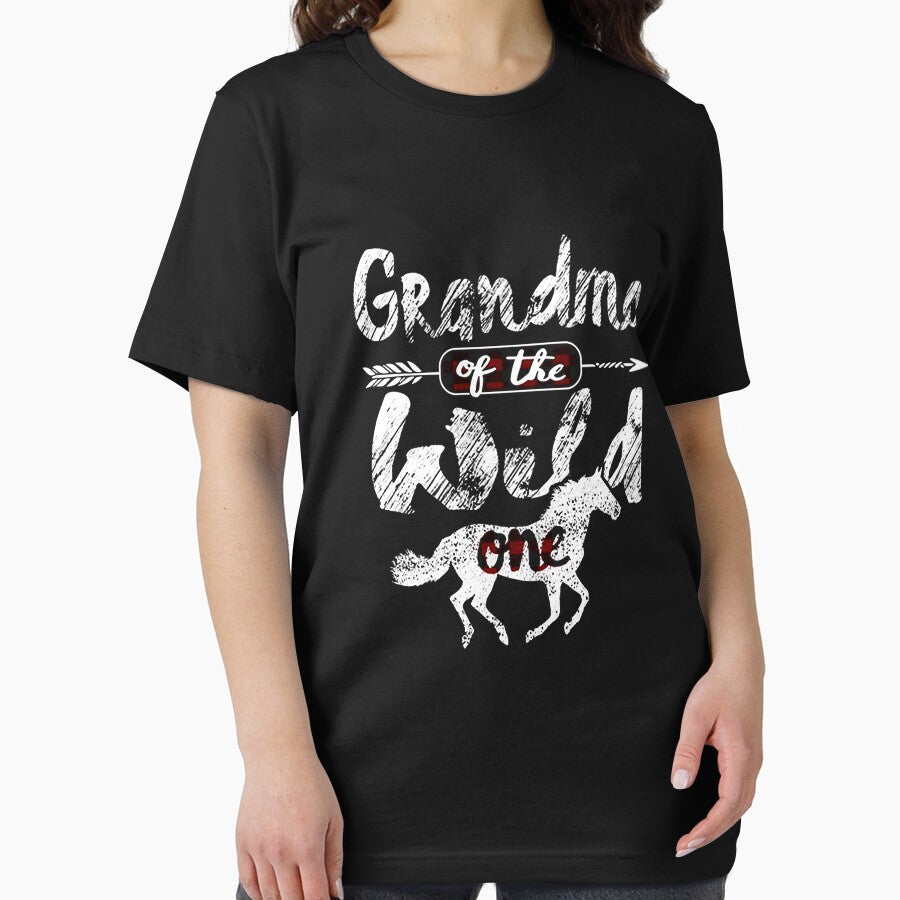 Grandma of The Wild One Shirt 1St Gift T Shirt for Men Women Girls Unisex Funny Cool Tee Short Sleeve by CharlesFurlow