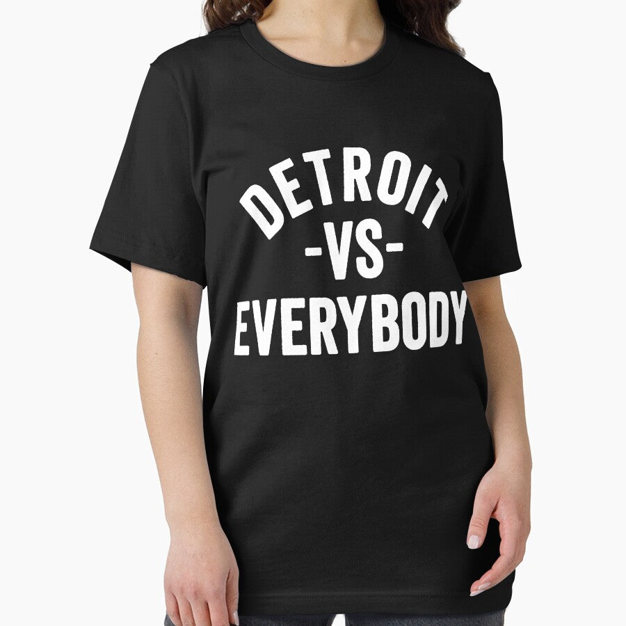 Vintage retro Detroit vs Everybody  Essential by Dwigdwell