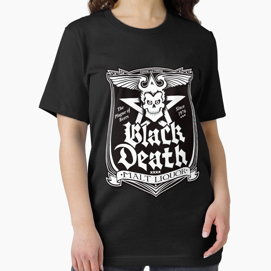 Dr Johnny Fever Black Death Malt Liquor by superiorgraphix