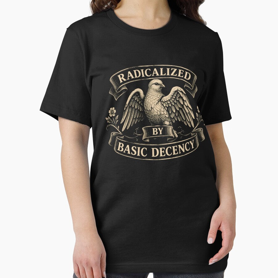 Radicalized by Basic Decency Floral vintage by Kladhadredo