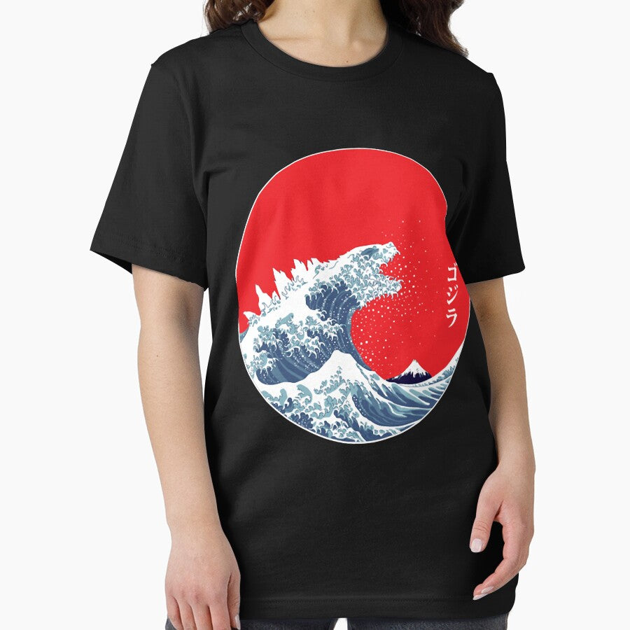 Art 90s Hokusai Kaiju Classic T-Shirt by LuisSalazar