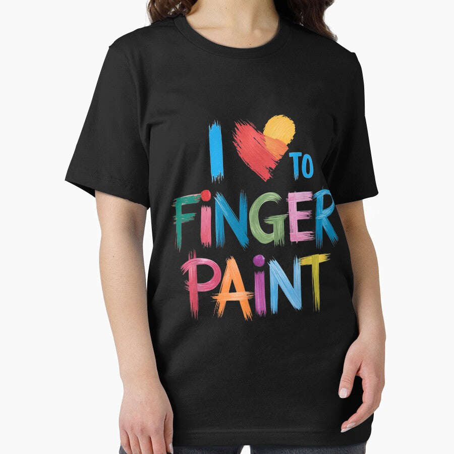 I Heart Love To Finger Paint I'm Paint by studiopekepeke