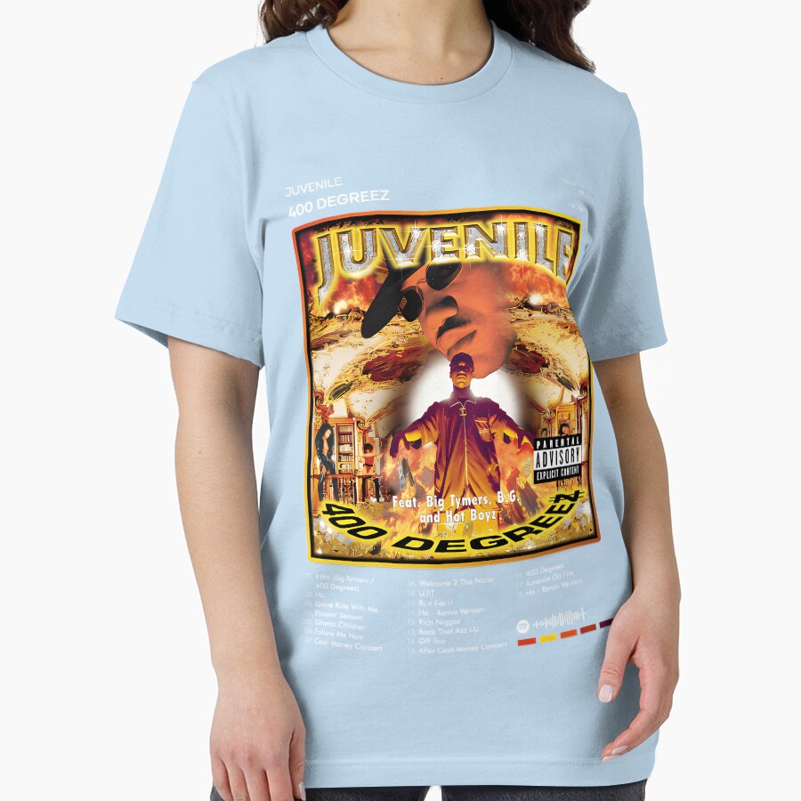 JUVENILE---400-DEGREEZ-TRACKLIST-ALBUM-T-SHIRT by KarineRussel