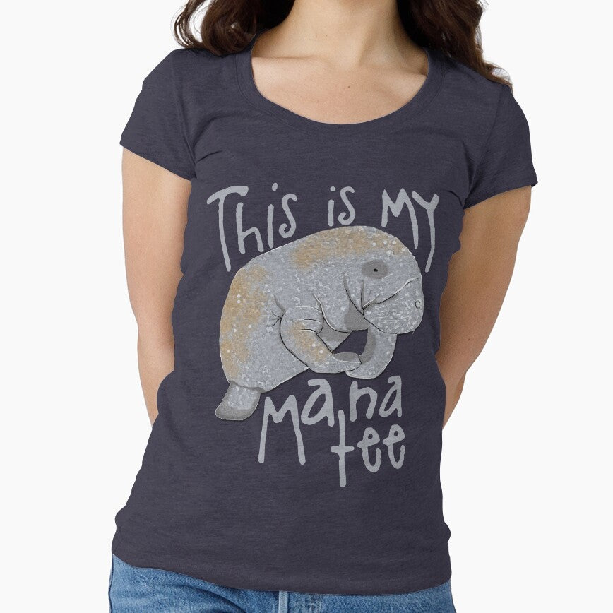 Manatee T-Shirt by Amy Hadden