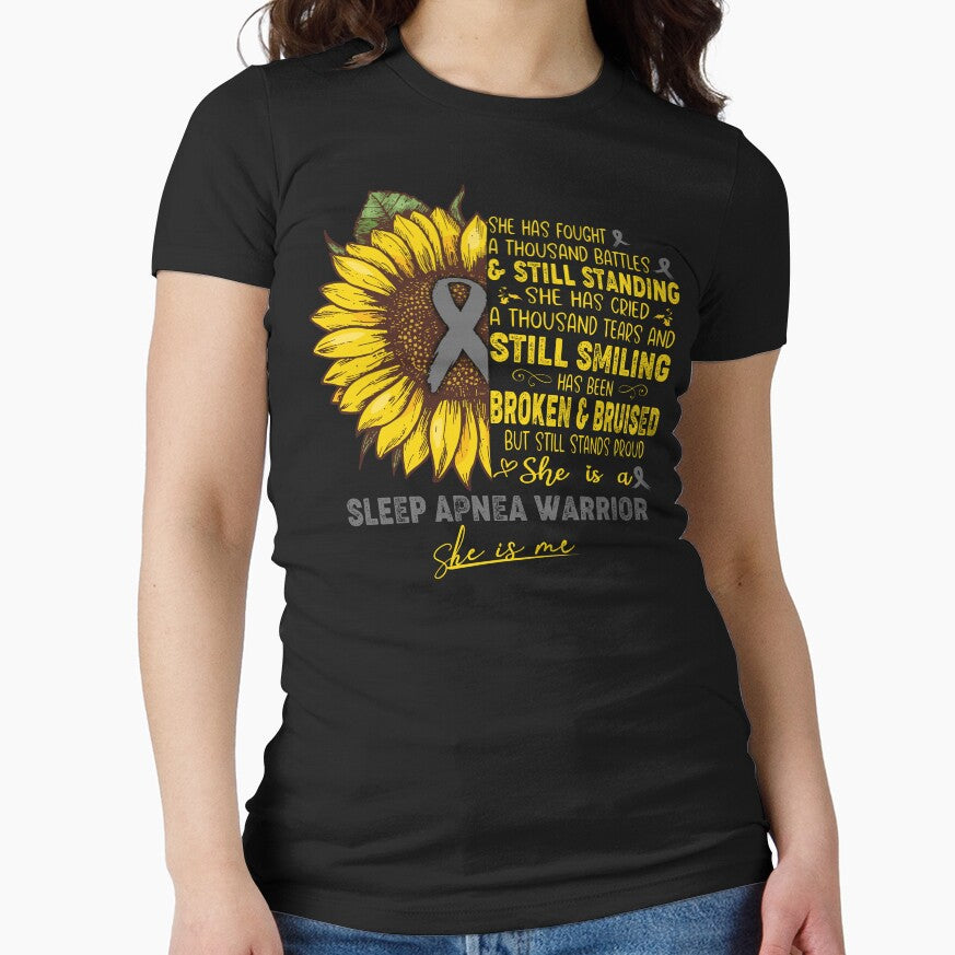 Sleep Apnea Awareness - She is A Sleep Apnea Warrior SHE IS ME by ArangoaStore