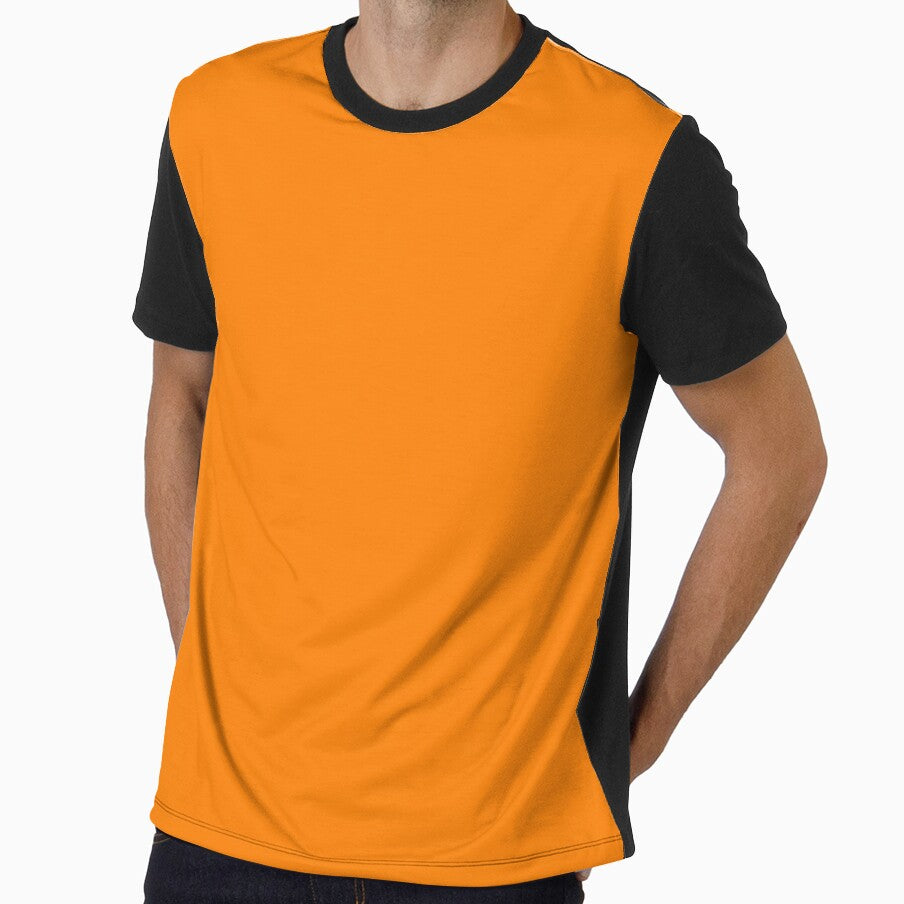 Plain orange t shirt by tshirt-agent