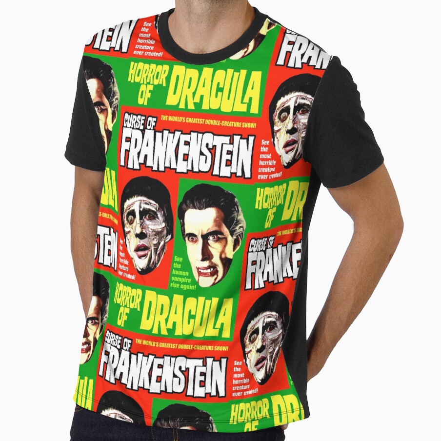 CURSE OF FRANKENSTEIN HORROR OF DRACULA by shnooks