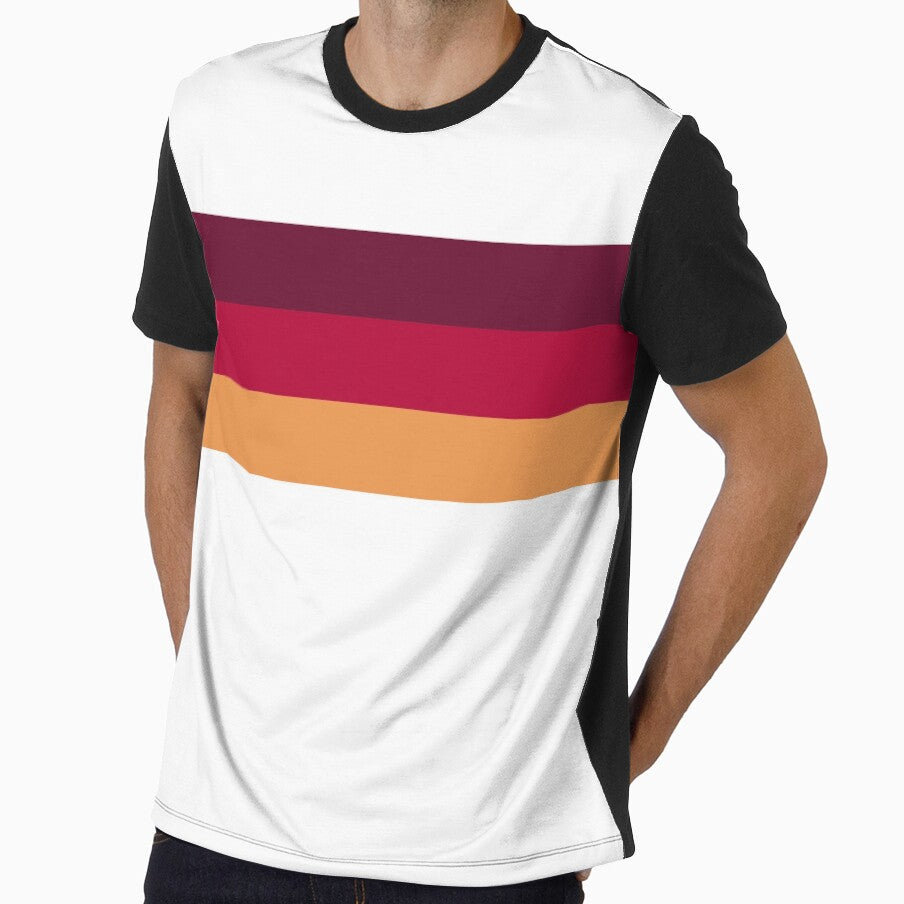 Roma Retro 1980 Maroon Red Gold Bars by Sporting Colour
